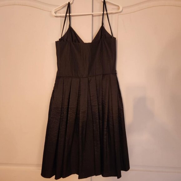 Calvin Klein Black Cocktail Dress, V-neckline - Picture 3 of 6